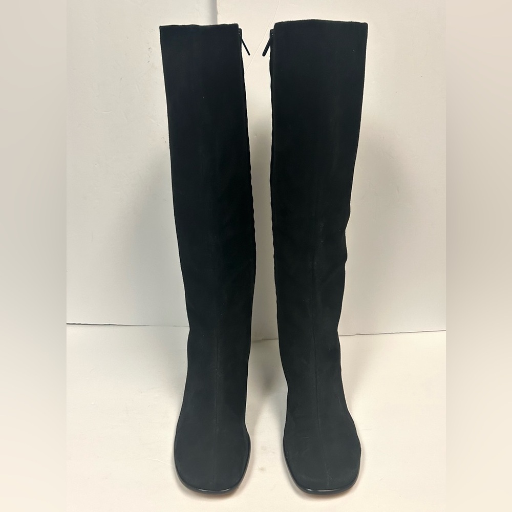 NEW Vince Boots Knee High Black Suede Women US 9.5 EU 40.5 Tall Maggie Classic - Picture 3 of 13
